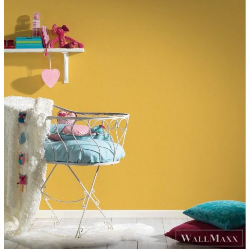 AS Creation Little Love 38314-3 sárga Egyszínű Uni tapéta