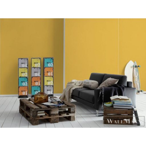 AS Creation Little Love 38314-3 sárga Egyszínű Uni tapéta