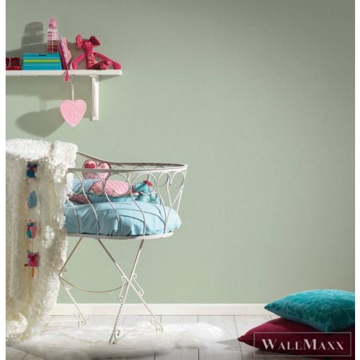 AS Creation Little Love 38315-0 zöld Egyszínű Uni tapéta