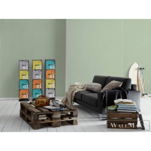 AS Creation Little Love 38315-0 zöld Egyszínű Uni tapéta