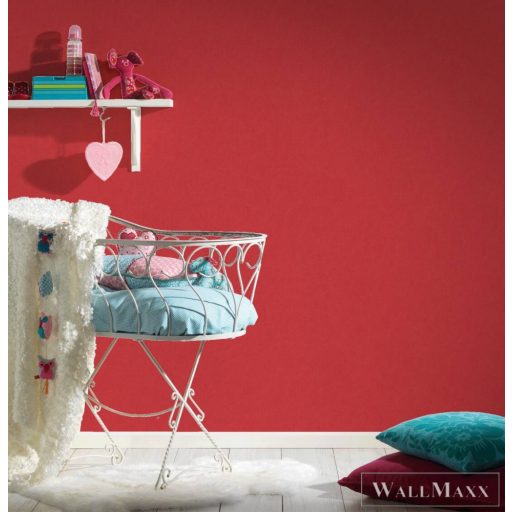 AS Creation Little Love 38324-2 piros Egyszínű Uni tapéta