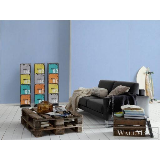 AS Creation Little Love 38325-9 kék Egyszínű Uni tapéta