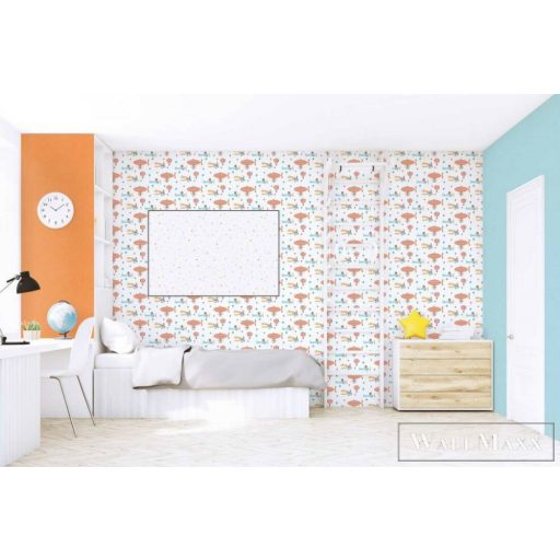 AS Creation Little Love 38326-6 narancssárga Egyszínű Uni tapéta