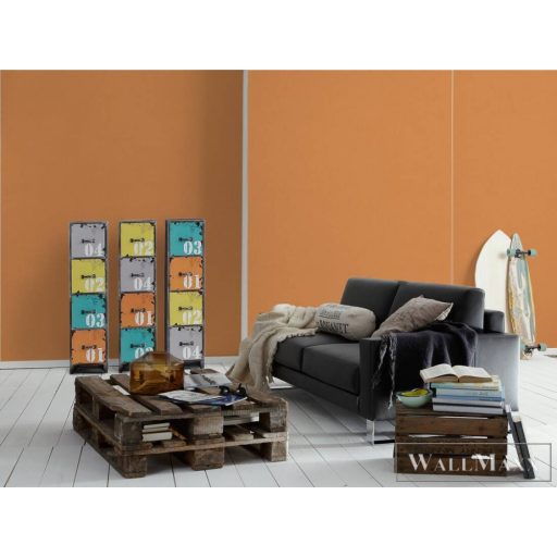 AS Creation Little Love 38326-6 narancssárga Egyszínű Uni tapéta