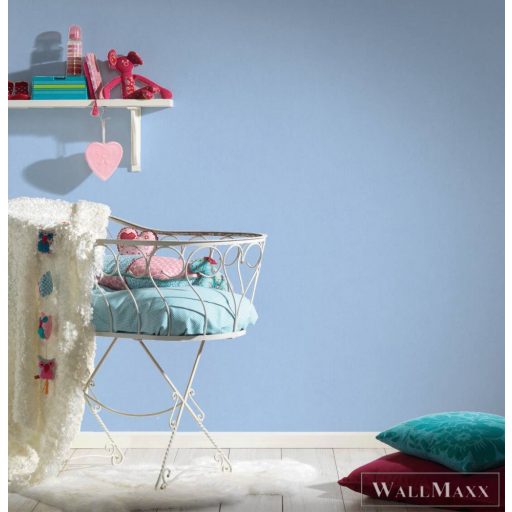 AS Creation Little Love 38327-3 kék Egyszínű Uni tapéta