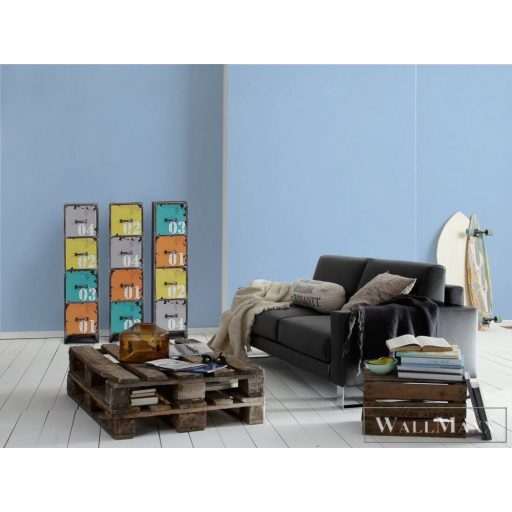 AS Creation Little Love 38327-3 kék Egyszínű Uni tapéta