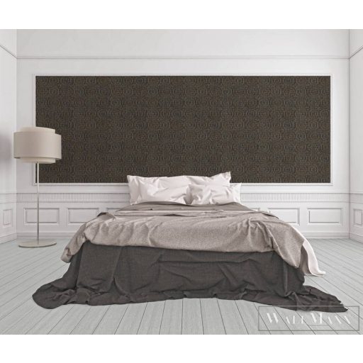 AS Creation Geo Effect 38352-2 fekete, réz, arany Tér-hatású 3D-mintás Geometriai vlies tapéta