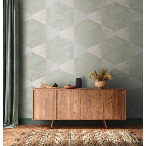 AS Creation Geo Effect 38353-1 bézs, krémszínű, arany Tér-hatású 3D-mintás Geometriai vlies tapéta