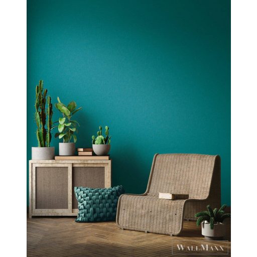 AS Creation Dream Flowery 38362-4 kék, zöld Egyszínű Uni gyapjú-rost tapéta