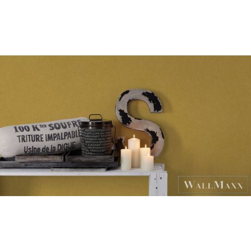 AS Creation Dream Flowery 38365-5 sárga Egyszínű Uni gyapjú-rost tapéta