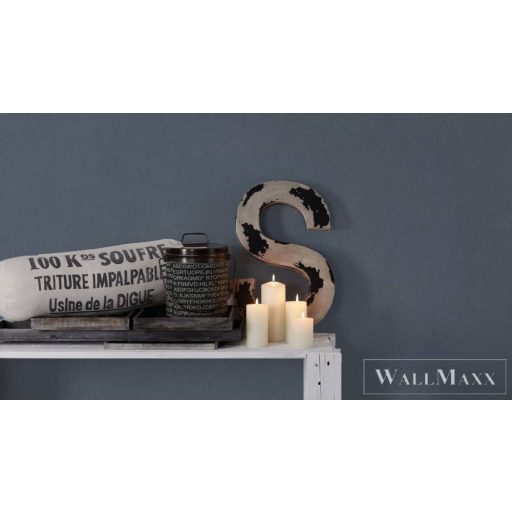 AS Creation Dream Flowery 38369-3 kék Egyszínű Uni gyapjú-rost tapéta