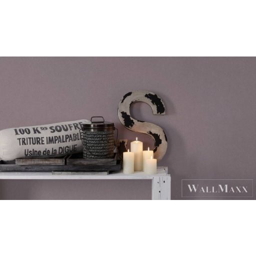 AS Creation Dream Flowery 38371-6 lila Egyszínű Uni gyapjú-rost tapéta