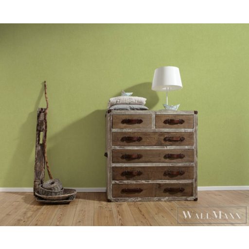 AS Creation Dream Flowery 38374-7 zöld Egyszínű Uni gyapjú-rost tapéta