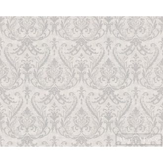   AS CREATION Alberto 38381-3 ezüst barokk mintás elegáns XXL tapéta