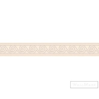   AS CREATION Only Borders 38402-7 krémszínű hullámos klasszikus bordűr