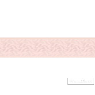   AS CREATION Only Borders 38411-9 rózsaszín hullámos modern bordűr
