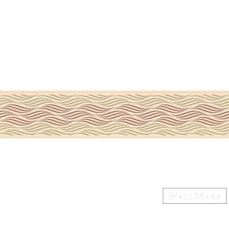   AS CREATION Only Borders 38413-3 bézs hullámos modern bordűr