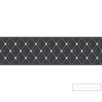   AS CREATION Only Borders 38422-5 sötét háló mintás modern bordűr