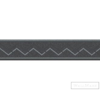   AS CREATION Only Borders 38442-3 sötét hullámos modern bordűr