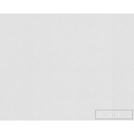 AS CREATION MeisterVlies Create 38453-1 fehér legyező mintás festhető tapéta