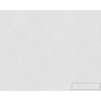  AS CREATION MeisterVlies Create 38455-1 fehér retro mintás festhető tapéta