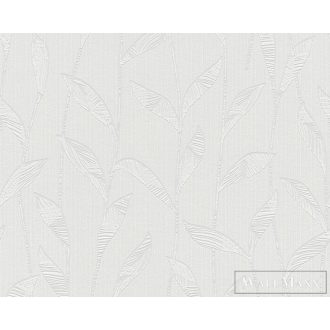   AS CREATION MeisterVlies Create 38472-1 fehér levél mintás festhető tapéta