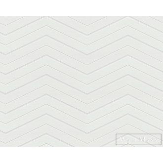   AS CREATION MeisterVlies Create 38474-1 fehér parketta mintás festhető tapéta