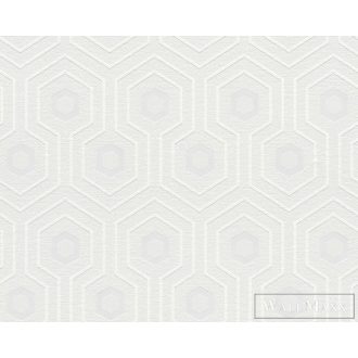   AS CREATION MeisterVlies Create 38478-1 fehér retro mintás festhető tapéta