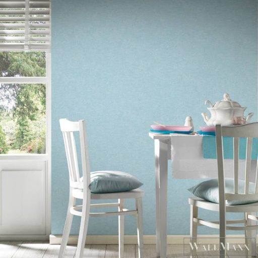 AS CREATION Alberto 38501-5 türkiz absztrakt mintás egyszínű XXL tapéta