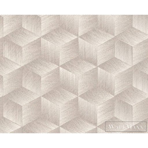 AS CREATION Natural Living 38506-1 bézs tér-hatású grafikus tapéta 1darab