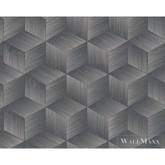   AS CREATION Natural Living 38506-4 fekete tér-hatású grafikus tapéta