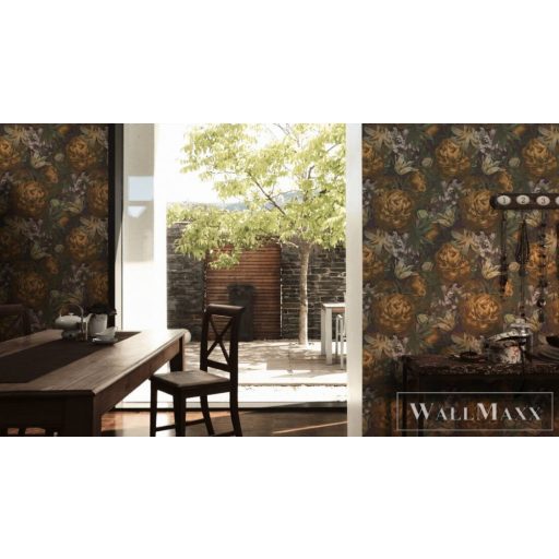 AS CREATION PintWalls 38509-2 arany rózsa mintás elegáns tapéta