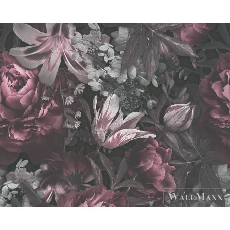 AS CREATION PintWalls 38509-3 lila rózsa mintás elegáns tapéta