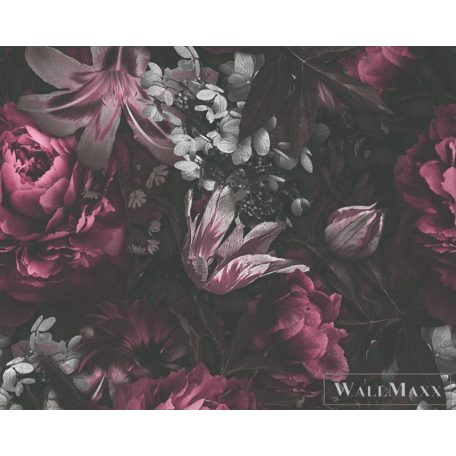AS CREATION PintWalls 38509-4 lila rózsa mintás elegáns tapéta