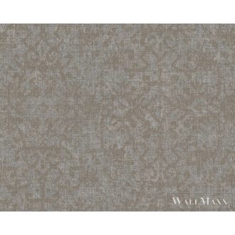   AS Creation Desert Lodge 38521-3 bézs, törtfehér Textil mintás Klasszikus vlies tapéta