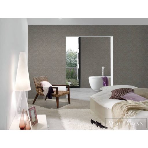 AS Creation Desert Lodge 38521-3 bézs, törtfehér Textil mintás Klasszikus vlies tapéta