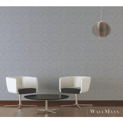 AS Creation Desert Lodge 38521-4 törtfehér, fémhatású, ezüst Textil mintás Klasszikus vlies tapéta