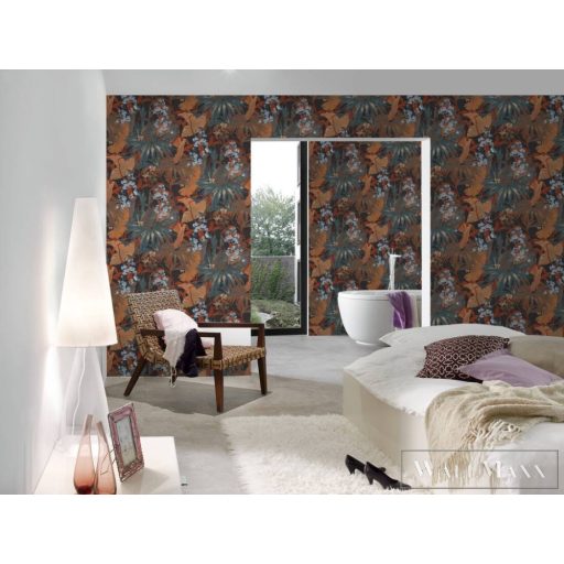 AS CREATION Desert Lodge 38522-3 kék modern tapéta