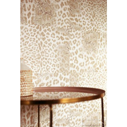 AS CREATION Desert Lodge 38523-1 bézs leopárdmintás tapéta