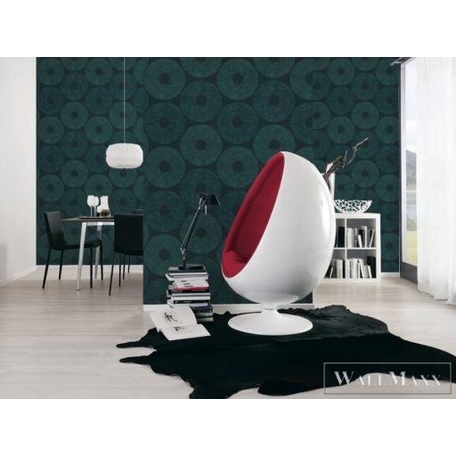 AS CREATION Desert Lodge 38524-4 kék geometriai tapéta