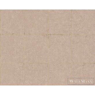 AS CREATION Desert Lodge 38526-2 bézs mozaikmintás tapéta