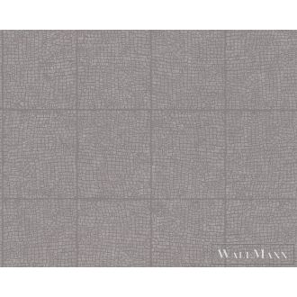   AS CREATION Desert Lodge 38526-3 törtfehér mozaikmintás tapéta