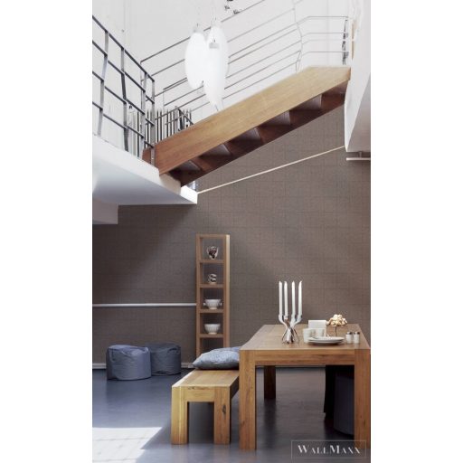 AS CREATION Desert Lodge 38526-4 bézs mozaikmintás tapéta