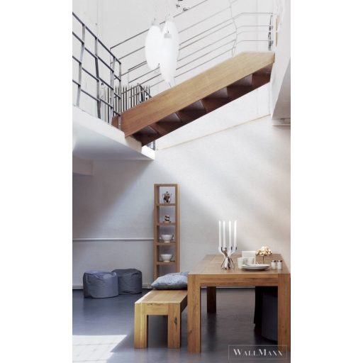 AS Creation Desert Lodge 38528-4 törtfehér, fehér Textil mintás Klasszikus vlies tapéta