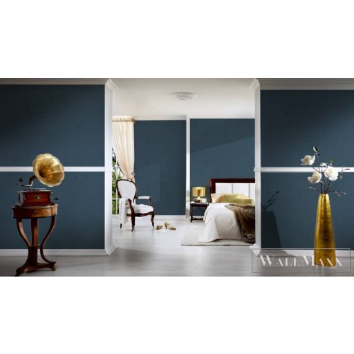 AS CREATION Geo Effect 38594-2 kék struktúrált tapéta