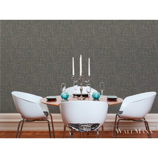 AS Creation Geo Effect 38596-1 bronz, arany, fémhatású Textil mintás Klasszikus vlies tapéta