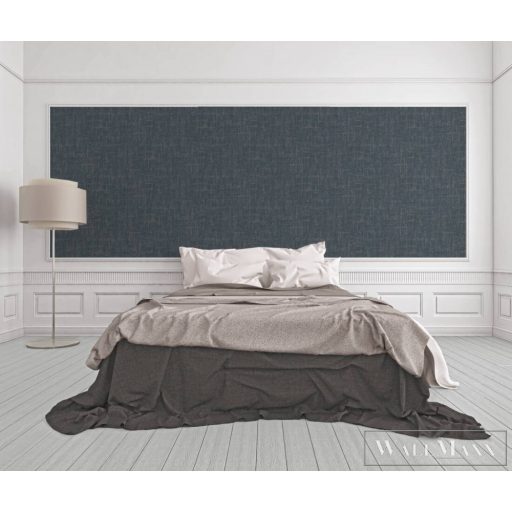 AS Creation Geo Effect 38596-2 kék, arany, fémhatású Textil mintás Klasszikus vlies tapéta