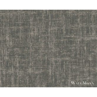   AS Creation Geo Effect 38596-4 fekete, arany, fémhatású Textil mintás Klasszikus vlies tapéta