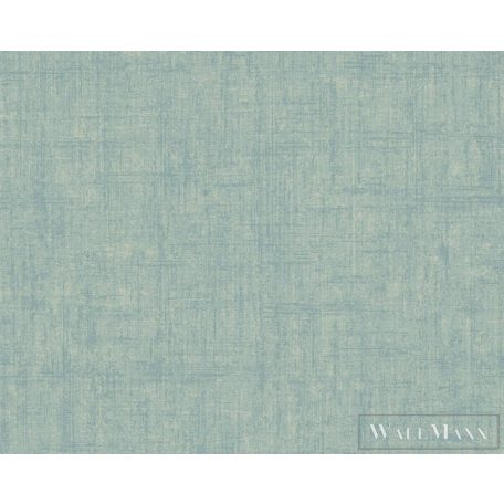 AS Creation Geo Effect 38596-6 kék, zöld, türkiz Textil mintás Klasszikus vlies tapéta