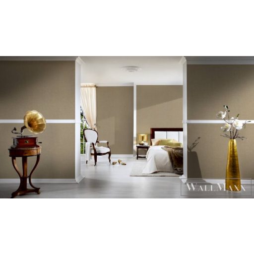 AS Creation Geo Effect 38596-7 zöld Textil mintás Klasszikus vlies tapéta